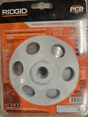 RIDGID 5 in. PCD Cup Wheel Brand new in factory plastic