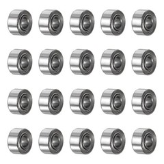 20pcs MR52ZZ Bearings 2x5x2.5mm Chrome Steel Mini Bearing Double Shielded ABEC3