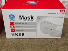 250 KN95 Face Mask Respirator Breathing Filter Non-Medical Disposable GB2626
