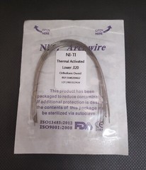 10Packs Dental Super Elastic/Stainless Steel/Thermal Activated Round Arch Wires