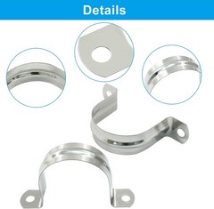 Litoexpe 16Pcs 1-3/4 Inch Rigid Pipe Strap, M45 Stainless Steel Conduit Clamps 2