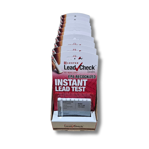 Leadcheck 8 Swab Blister Pack in Display Case of 10 Packs