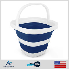 1 Gallon BPA-Free Silicone Collapsible Utility Bucket