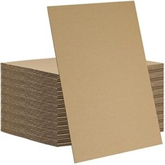 50 Pack 11 x 17 Inches Corrugated Cardboard Sheets 1/8″ Thick Brown Chipboard…