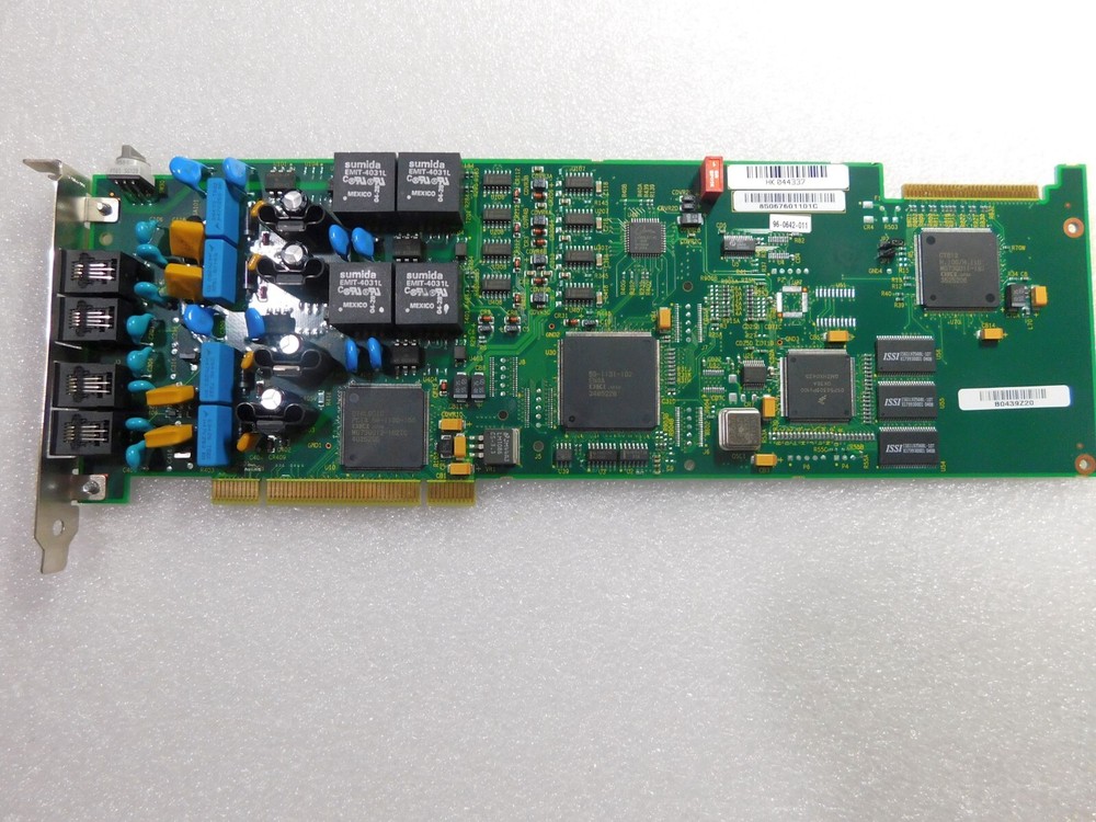 Dialogic D/41JCT-LS 4 Port Analog VOICE / FAX PCI Board 04-5480-001