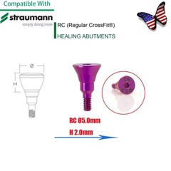 US RC Dental Healing Abutment & Closure Cap Fits Straumann CrossFit BLT Platform