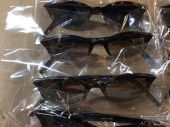NEW ASSORTED BOX OF SUNGLASSES SUN GLASSES SET OF 12 GLASS COLORED SMALL LENS
