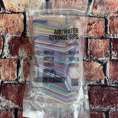Britedent Air/Water Syringe Tips Rainbow 1,250 Count (5 Bags Of 250 Each)