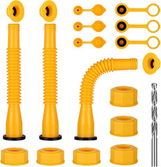 Gas Can Spout Replacement,Fuel Can Spout,Gas Tank Nozzle,Gas Tank Spout,(3Kit-Ye