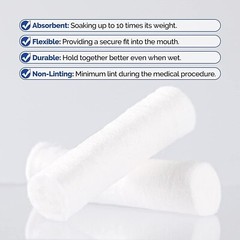2000PCS Dental Cotton Rolls 1.5″x3/8″ Nosebleed Plug Non-Sterile High Absorbet