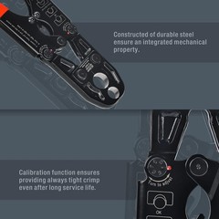iCrimp 1/2 and 3/4-inch Combo Pex Pipe Crimping Tool for Copper Ring with Gau…