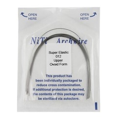 Dental Orthodontic Niti Arch Wires Ovoid Form Round Upper Lower 014 016 018 012