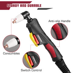ARCCAPTAIN PT31 Plasma Cutting Torch for CUT 50 for ESAB/L-TEC PT-31, JG-40