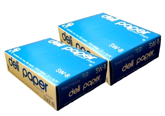 Durable Packaging 8″x10.75″ Dry Waxed Deli Food Paper Pop-Up Sheets 2 X 500 PK