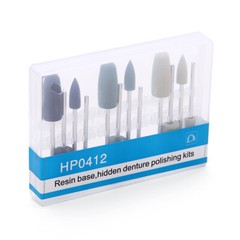 Dental Composite Polishing Kit Rubber Polisher Resin Base For Low Contra Angle