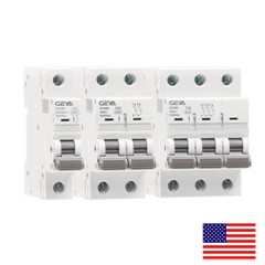 GEYA MCB 1/2/3P Mini Circuit Breaker Type C 6 10 16 25 32 40 50 63 80 100 125Amp