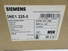 SIEMENS 3NE1225-0 690VAC 200A (PKG OF 3) NSMP
