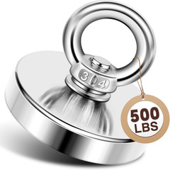 Super Strong Neodymium Fishing Magnets, 500 LBS(227 KG) Pulling Force Rare Earth