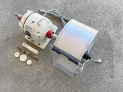 Handler Red Wing Lathe 26A with Splash Hood, Lathe Chucks, & Felt Wheels