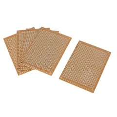 5cm x 7cm Prototyping Rectangle PCB Board Circuit Board Stripboard 5pcs
