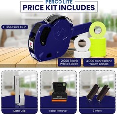 User-Friendly Lite Pricing Gun Kit with Complete Labeling Solution – 6 Rolls