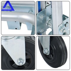 3 in 1 Design 1000 Lbs,Hand Trucks Heavy Duty Aluminum Dolly Cart