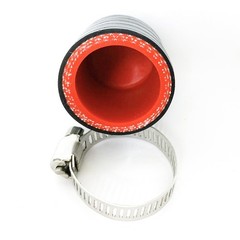 1 Inch 25mm Black 4Ply Reinforced Silicone Bypass Hose Cap End Plug Clamp Kit