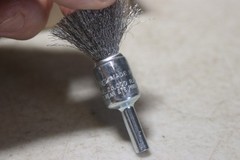 Lot of 3 Weiler 10013 1/2″ Diameter Stainless Steel Fine Wire Brushes