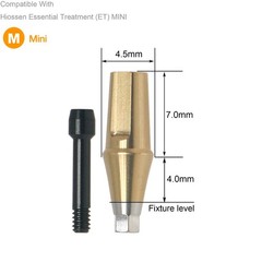 US Titanium Straight Transfer Abutment Fits Hiossen ET (ETIII/IV) /Osstem TS/GS