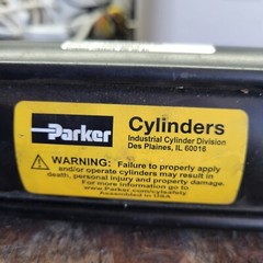 Parker 1H2A0000255242 Pneumatic Cylinder 2.50J2ANLU14AC8.000 250 PSI NEW $119