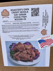 25 LB. Bx CRISPY CHICKEN BREADING WHOLE OAT GRAIN BONE-IN CUTLETS TENDERS CHOPS