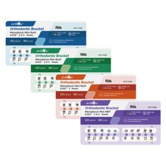 Dental MIM Soporte ortodóntico Brackets Mini MBT/Roth 018/022 Monoblock Hooks