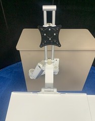 ICW Dental Monitor Mount w/ Keyboard &Mouse Pad Holder *Excellent Used Condition