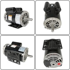5 HP 1Phase Compressor Duty Electric Motor 230V 3450 RPM Frame-56HZ 7/8” Shaft