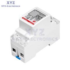 DIN-Rail Multifunction Single-Phase Bidirectional Energy Meter 2P RS485 Modbus