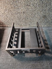 Cal-Mil 1363-13 Black Steel Mission Style 14″ x 12″ Butane Stove Frame