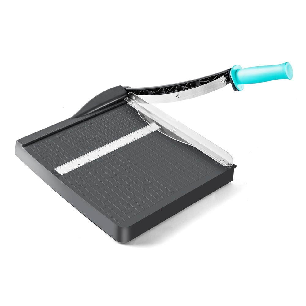 Paper Cutter 12″ Cut Length Guillotine Papercutter, Heavy Duty Paper Trimmer …