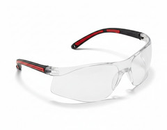 99-T8400-C – Safety Glasses – Frameless with Rubber Temples and Clear Lens