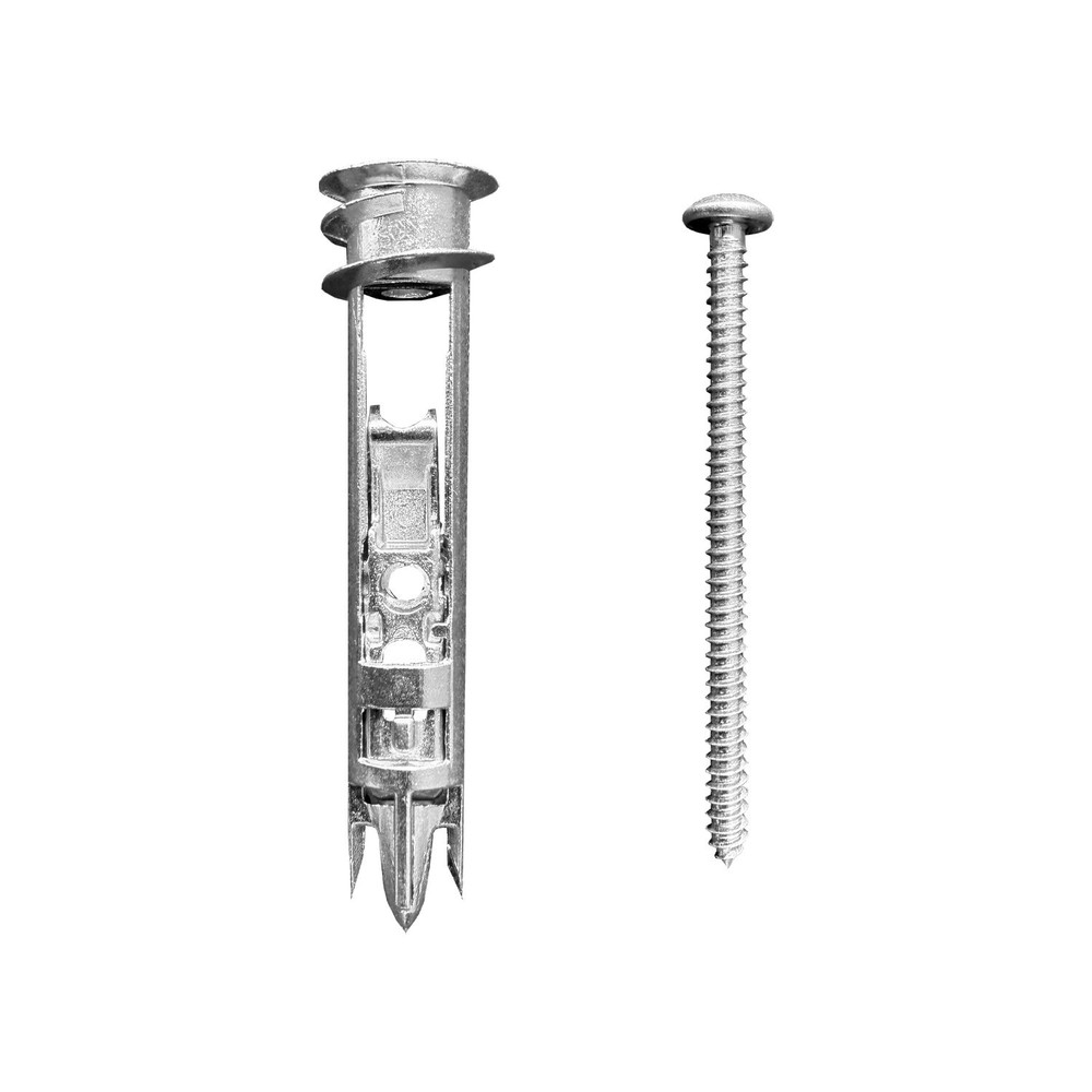 25-Pack Premium Self-Drilling Toggle Anchors with #8 x 2-1/2″ Zinc Screws