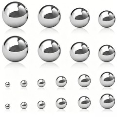 304 Stainless Steel Ball Dia 1mm-125mm High Precision Bearing Balls Smooth Ball