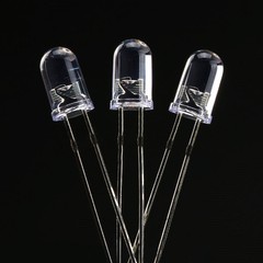 3/5mm Clear Ultra Bright LED Light Bulb Red Blue White Green Yellow Pink Purple