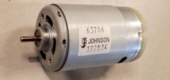 Johnson 63706 Electric Brushed Motor DC 12V 6000 RPM. Lot of 4 Motors.