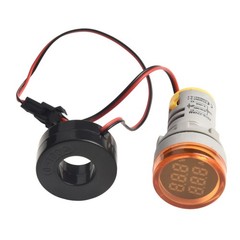AC Voltage Current Monitor Meters with LED Display Pack of Three Units