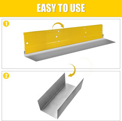 18 Inch Metal Bender Hand Tool,Sheet Metal Folding Tool for Duct Bending,Metal B