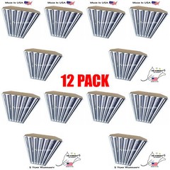 6 Bulb / Lamp T8 LED High Bay Warehouse, Shop, Commercial Light Fixture (QTY 12)