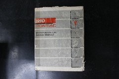 Pontiac Bonneville Service Manual 1990 S-8010-H Shop Repair Book