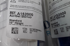 DeRoyal Air Gel Stirrup Standard 10″ Height LOT OF 4 REF A152000
