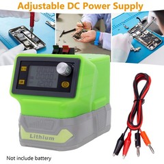 NEW DC Power Supply Adjustable Voltage For Ryobi 18V Li-ion Battery Portable