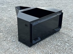 PROWORKS 5/8 Cubic Yard Concrete Dispensing Bucket Attachment Fits Skid Steer