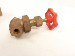 Stockham USA Bronze Globe Valve Needle Type Stem 1/8″ NPT Part# B-64 200 PSI